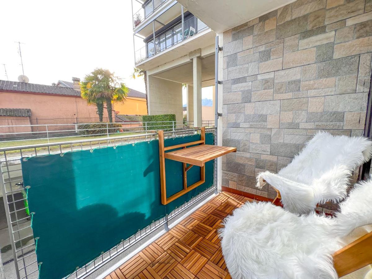 Bright Tiny Studio - Shared Pool & Sauna - Free Parking - Air Condition Muralto Dış mekan fotoğraf